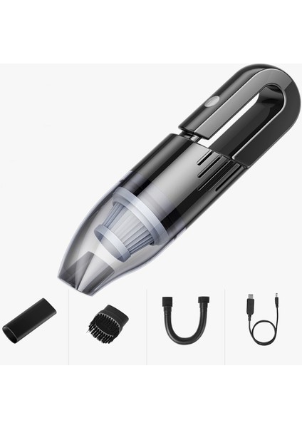 Taşınabilir Araba Ev USB Şarj Kablosuz Elektrikli Süpürge (Yurt Dışından)