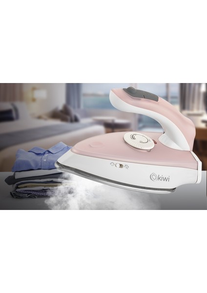 Kiwi Ksı 6316 Çelik Tabanlı Seyahat Ütüsü 1000W Pembe modelleri