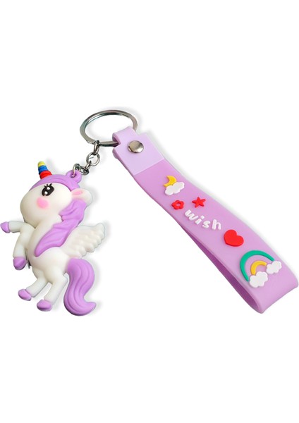 Unicorn Silikon Anahtarlık