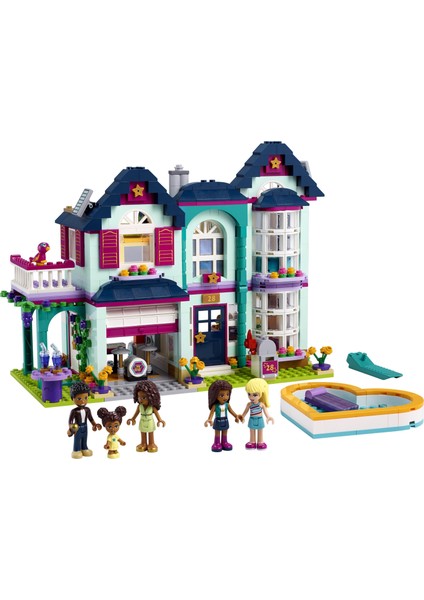 Friends Andrea'nın Aile Evi 41449 Yapım Seti; Mini Bebek Oyun Seti; 6 Yaşında Yaratıcı Çocuklar için Harika bir Hediye (802 Parça) fiyatları