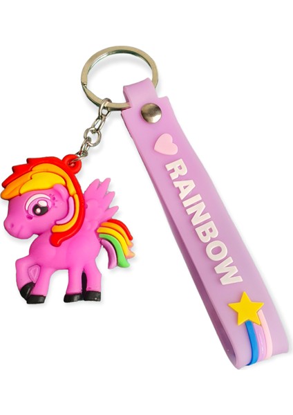 Pony Silikon Anahtarlık