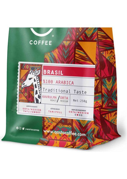 Brezilya Fazenda Yellow Bourbon Filtre Kahve Çekirdeği 250 gr fiyatları