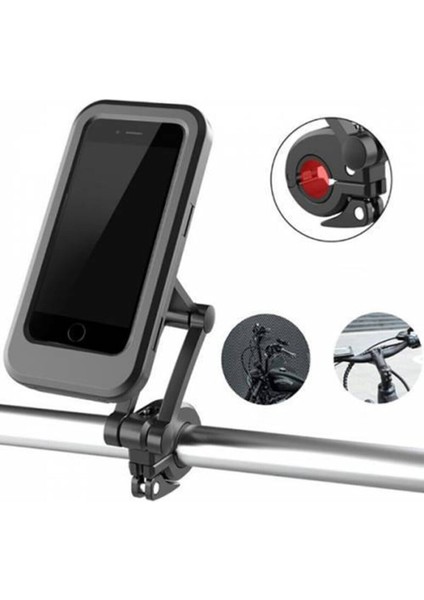 Su Geçirmez Motosiklet ve Bisiklet Telefon Tutucu