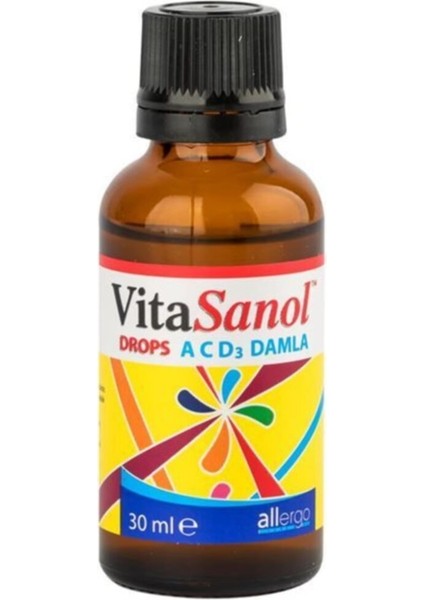 Vitasanol Vitamin Drops Acd 30 Ml Damla 12/2024