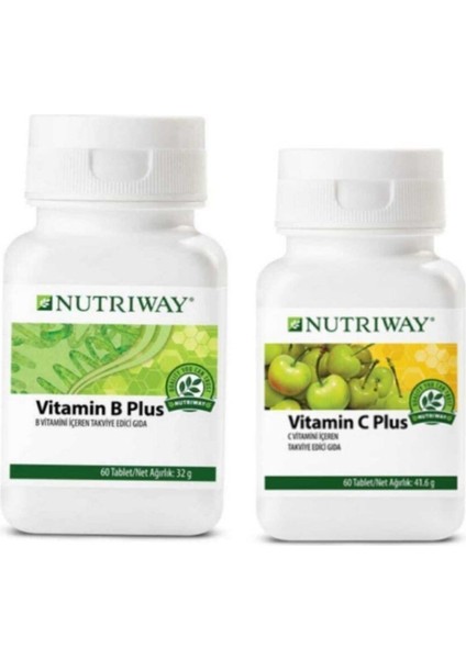 Nutriway Vitamin B Plus Nutriway Ve Vitamin C Plus Nutriway