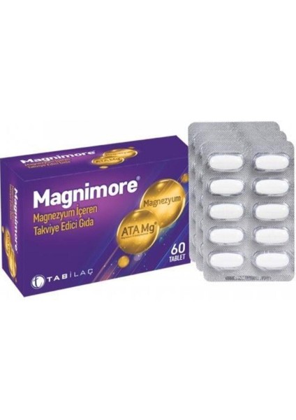 Tab Ilaç Magnimore Magnesium 60 Tablet