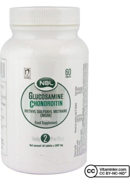 Kontrol - Glukozamin Kondroitin Msm 60 Tablet
