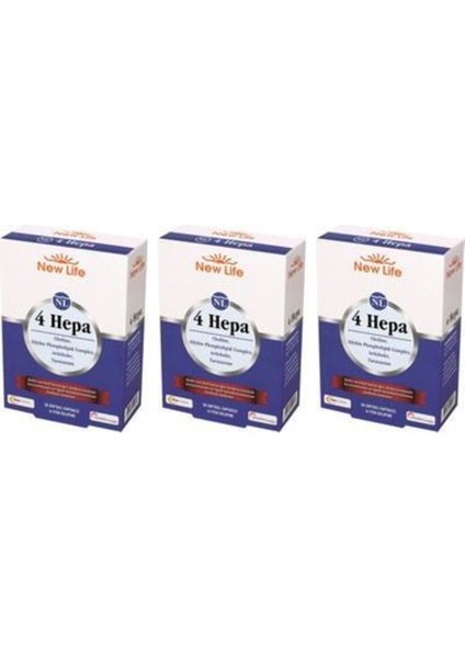 Newlife 4 Hepa 30 Yumuşak Kapsül-3 Adet