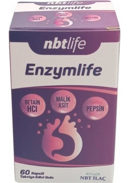 Nbt Life Enzymlife 60 Kapsül