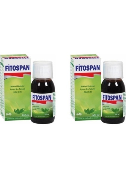 Fitospan Bitkisel Şurup 100 Ml 2 Adet