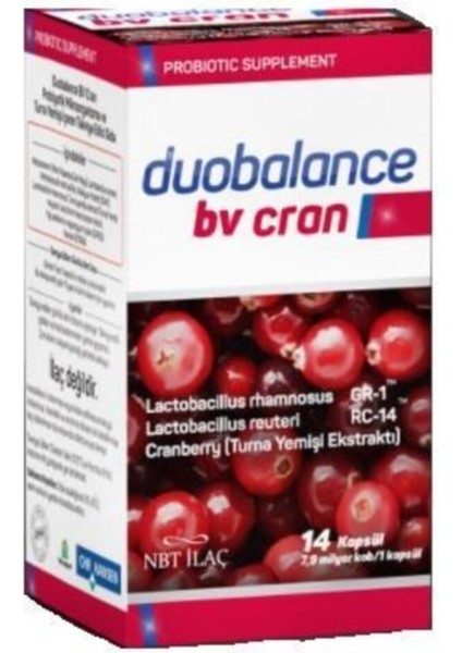 Nbt Ilaç Duobalance Bv Cran 14 Kapsül