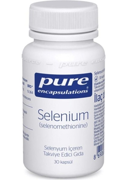 Pure Encapsulations Selenyum 30 Kapsül