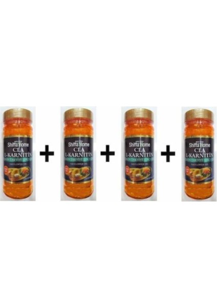 4 Adet Shiffa Home L Carnitine Aspir Yağı (Cla - L-Karnitin)