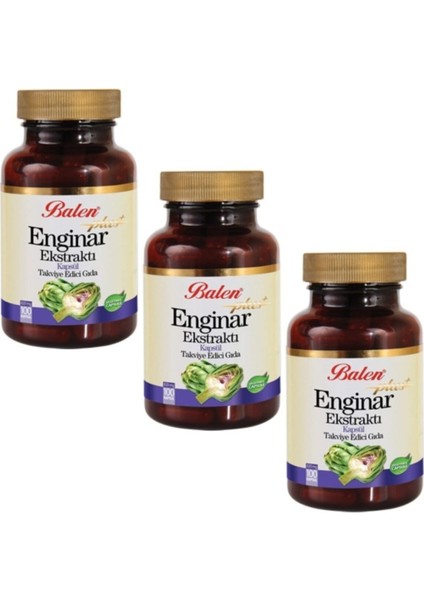 Enginar Plus Kapsül 820mg*100 3 Adet