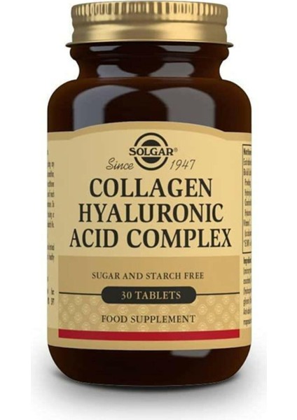 Hyaluronic Acid Collagen Complex 30 Tablet+ Biotin 5000 Mcg 50 Kapsül
