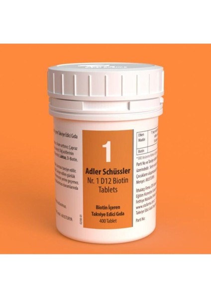 Pharma Adler Schüssler No.1 - D12 Biotin Tablet