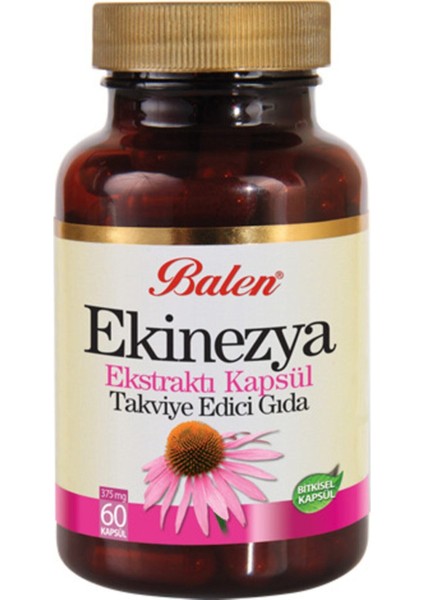 Ekinezya Kapsül bagiışıklık Güclendirici 375mg 60 Kapsül