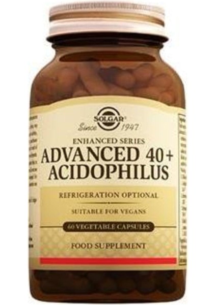 Advanced 40+ Acidophilus 60 Kapsül