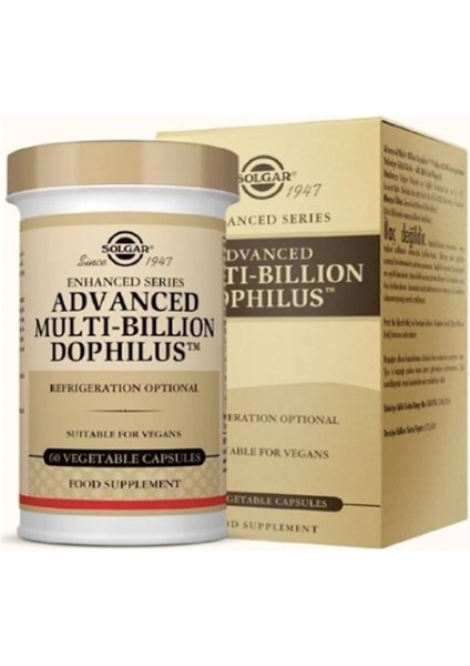 Advanced Multi-Billion Dophilus 60 Kapsül