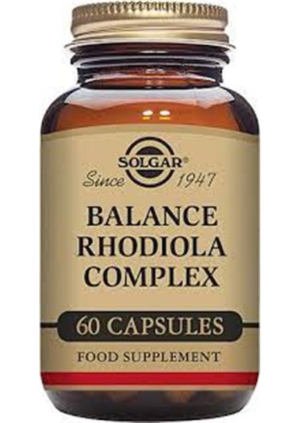 Balance Rhodiola Complex 60 Kapsül E-Vital