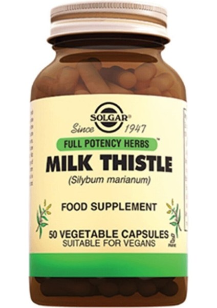 Milk Thistle 50 Kapsül
