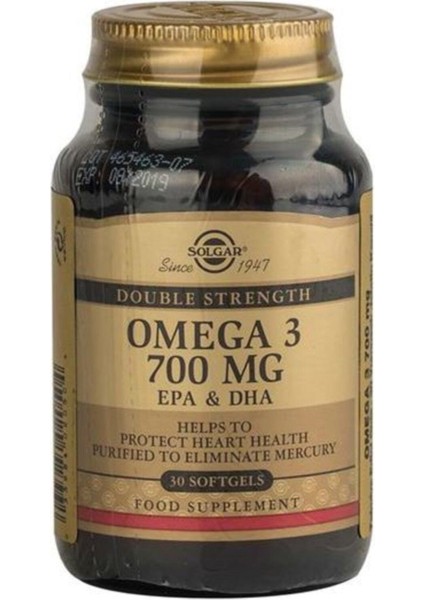 Omega 3 700 Mg 30 Kapsül