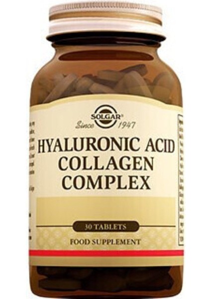 Hyaluronic Acid Collagen Complex 30 Tablet (Hiyaluronik Asid Kompleks)