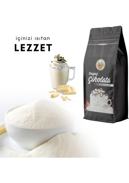 Beyaz Çikolata 1000 gr Içecek Tozu