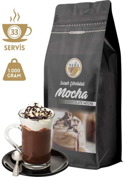 Sıcak Çikolatalı Mocha 1000 gr Toz Içecek