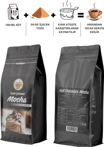 Sıcak Çikolatalı Mocha 1000 gr Toz Içecek