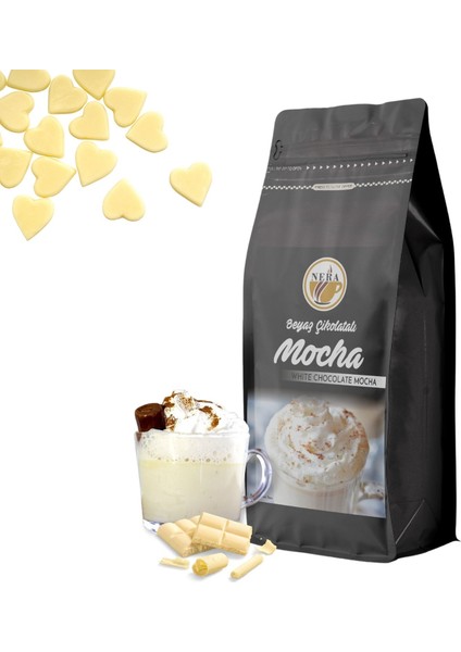 Beyaz Çikolatalı Mocha 1000 gr Içecek Tozu