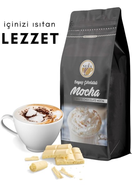 Beyaz Çikolatalı Mocha 1000 gr Içecek Tozu