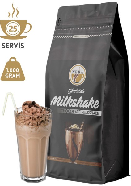 Çikolatalı Milkshake 1000 gr Içecek Tozu