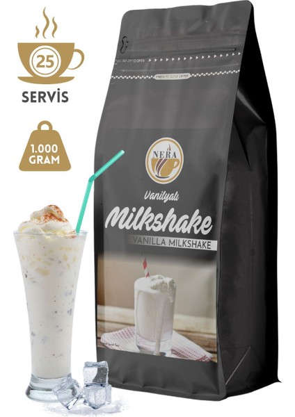 Vanilyalı Milkshake 1000 gr Içecek Tozu