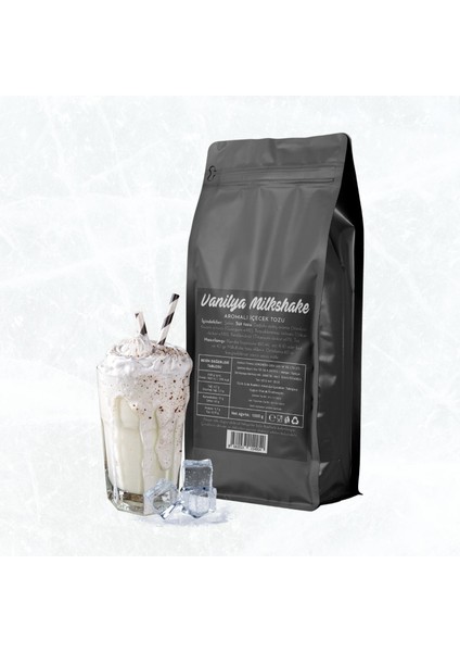 Vanilyalı Milkshake 1000 gr Içecek Tozu