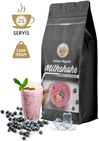 Orman Meyveli Milkshake 1000 gr Içecek Tozu