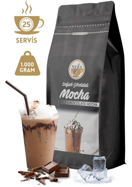 Soğuk Çikolatalı Mocha 1000 gr Içecek Tozu