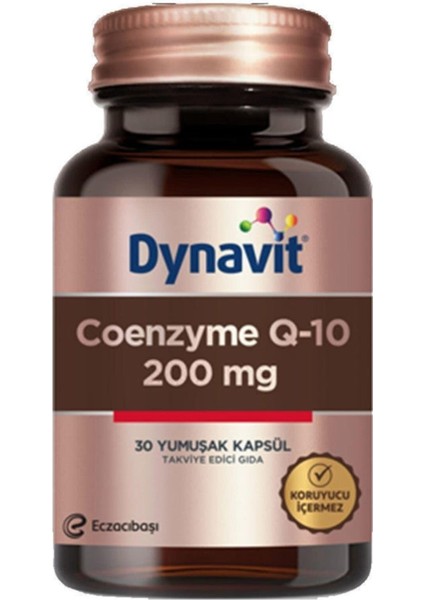 Coenzyme Q10 200 Mg 30 Yumuşak Kapsül 200 Mg