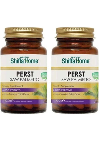 Perst Saw Palmetto Içeren Gıda Takviyesi 60 Kapsül X 2 Adet