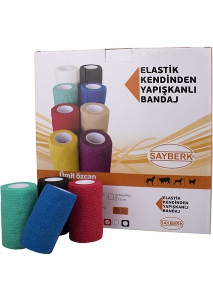 10 X 4,5 Mt Kendinden Yapışkanlı Elastik Bandaj (30 Adet)