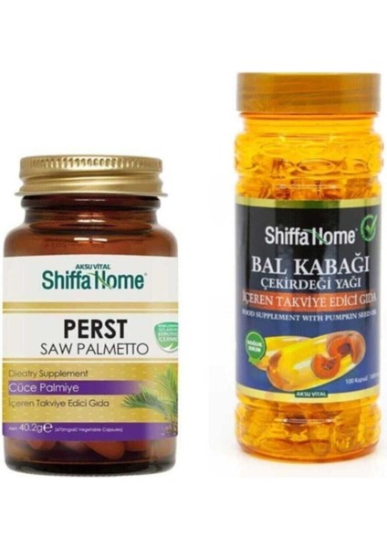 Shiffa Home Perst Saw Palmetto & Balkabağı Çekirdeği Yağı Kapsülü