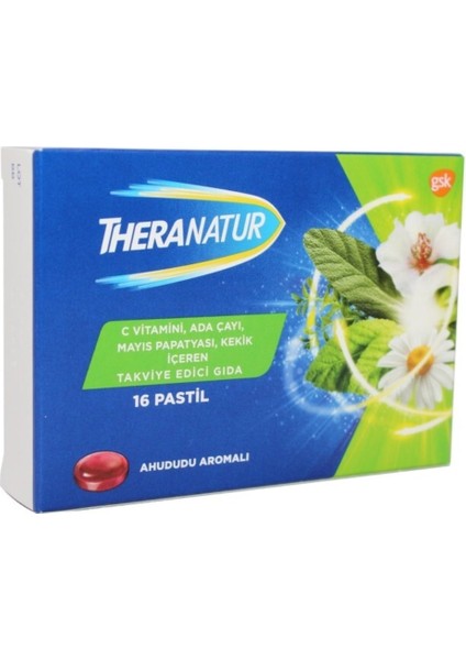 C Vitamini Ve Bitkisel Ekstreler Içeren Ahududu Aromalı Takviye Edici Gıda 16 Pastil