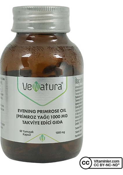 Evening Primrose Oil 1000 Mg 60 Kapsül