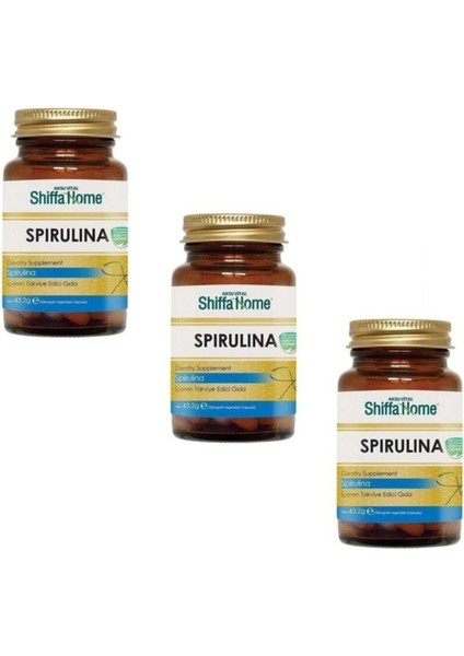 Spirulina 720 Mg 60 Kapsül X 3 Adet