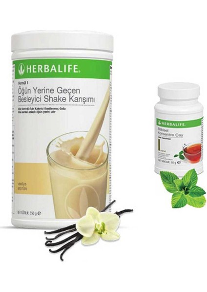 Herbalıfe Vanilyalı Shake Ve Klasik Çay 50 Gr