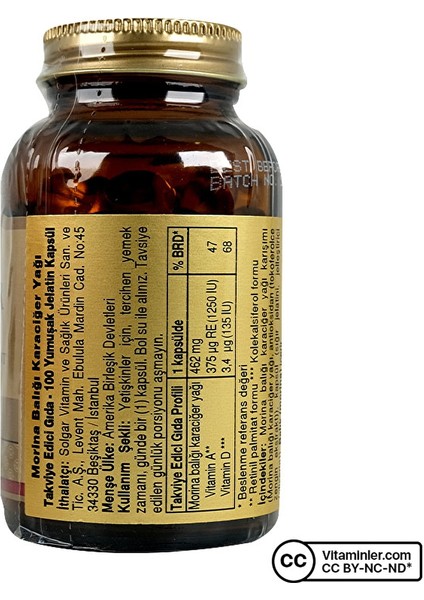 Cod Liver Oil 100 Softjel