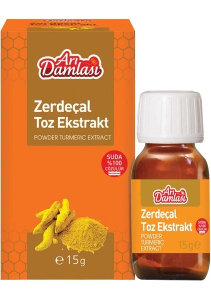 Arı Damlası Zerdeçal Toz Ekstrakt 15 Gr