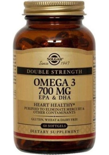 Omega-3 700 Mg 30 Softgel Kapsül