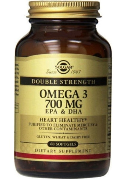 Omega 3 700 Mg 60 Kapsül