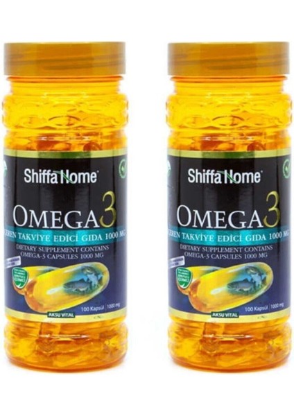 Omega-3 1000 Mg 100 Softjel X 2 Adet